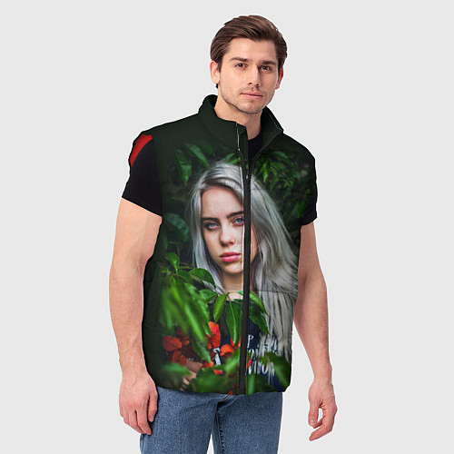 Мужской жилет BILLIE EILISH / 3D-Красный – фото 3