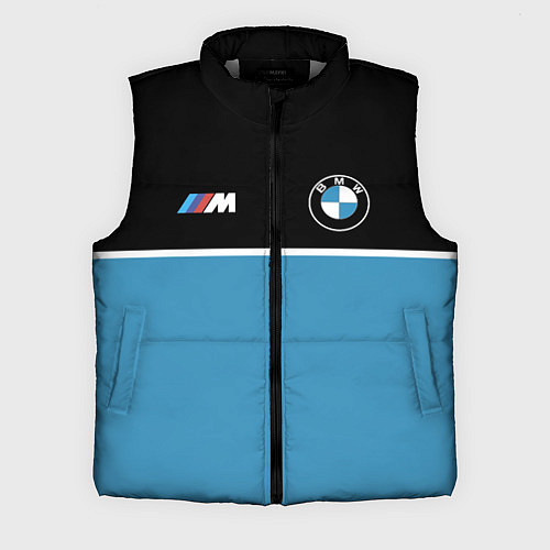 Мужской жилет BMW БМВ / 3D-Светло-серый – фото 1