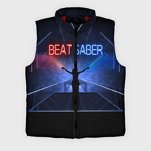Мужской жилет Beat Saber / 3D-Красный – фото 1