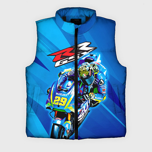 Мужской жилет Suzuki MotoGP / 3D-Черный – фото 1