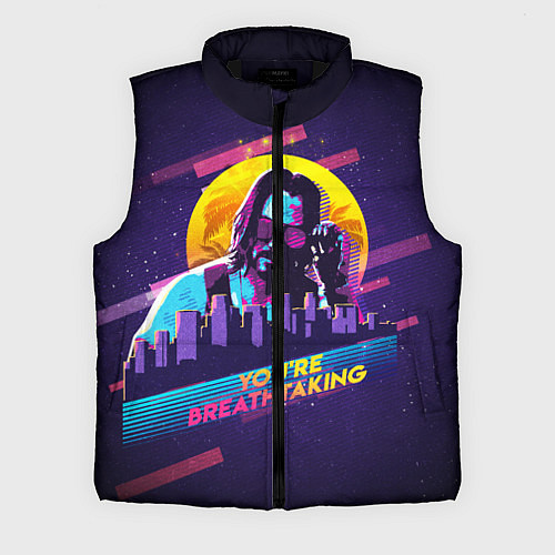 Мужской жилет You Are Breathtaking! / 3D-Черный – фото 1