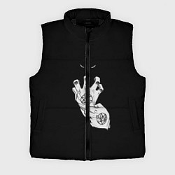 Мужской жилет Выжигющий Искру, цвет: 3D-черный