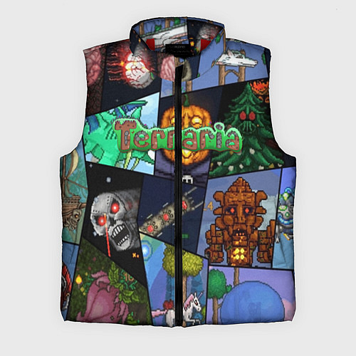 Мужской жилет Terraria / 3D-Красный – фото 1
