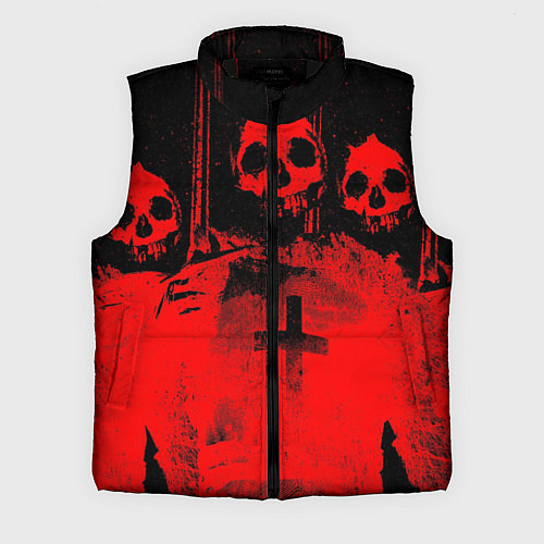 Мужской жилет Анархия / 3D-Черный – фото 1