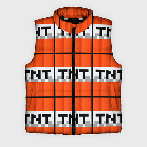 Мужской жилет Minecraft-Динамит / 3D-Черный – фото 1