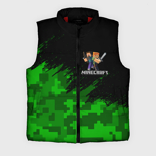 Мужской жилет MINECRAFT / 3D-Красный – фото 1