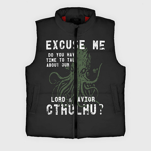Мужской жилет Cthulhu / 3D-Красный – фото 1