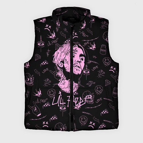 Мужской жилет LIL PEEP / 3D-Черный – фото 1