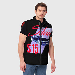 Мужской жилет S15, цвет: 3D-красный — фото 2