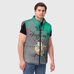 Мужской жилет Рыбак, цвет: 3D-светло-серый — фото 2
