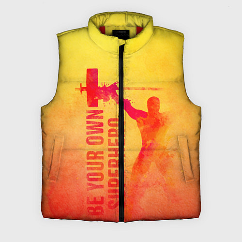 Мужской жилет Be your own Superhero / 3D-Красный – фото 1