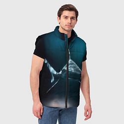 Мужской жилет Акула, цвет: 3D-черный — фото 2