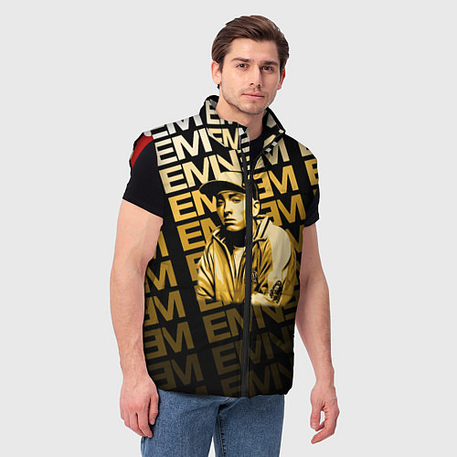 Мужской жилет Eminem / 3D-Красный – фото 3
