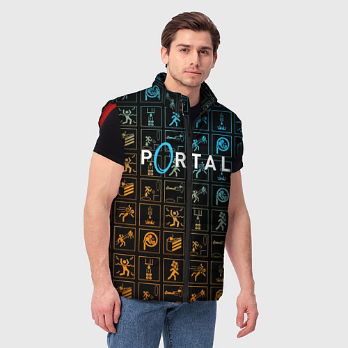 Мужской жилет PORTAL / 3D-Красный – фото 3