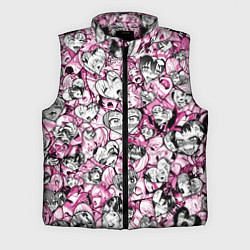 Мужской жилет Ahegao валентинки, цвет: 3D-черный