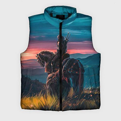 Мужской жилет The Witcher / 3D-Черный – фото 1