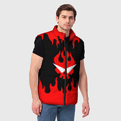 Мужской жилет GURREN LAGANN, цвет: 3D-черный — фото 2