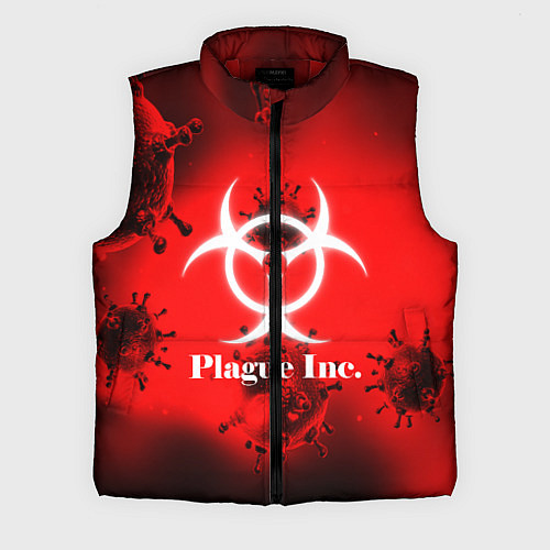 Мужской жилет PLAGUE INC / 3D-Красный – фото 1