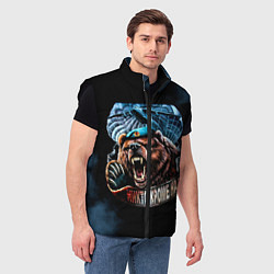 Мужской жилет Никто кроме нас, цвет: 3D-черный — фото 2