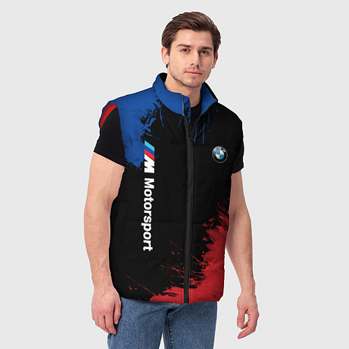 Мужской жилет БМВ Мотоспорт / 3D-Красный – фото 3