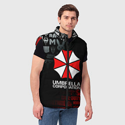 Мужской жилет RESIDENT EVIL UMBRELLA CORP, цвет: 3D-красный — фото 2