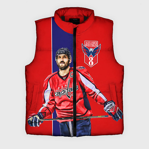 Мужской жилет Ovechkin Capitals / 3D-Черный – фото 1