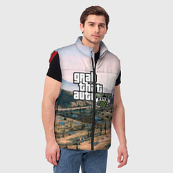 Мужской жилет Grand Theft Auto 5, цвет: 3D-красный — фото 2