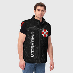Мужской жилет UMBRELLA CORP, цвет: 3D-красный — фото 2