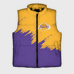 Мужской жилет LA LAKERS, цвет: 3D-черный