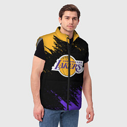 Мужской жилет LA LAKERS, цвет: 3D-светло-серый — фото 2