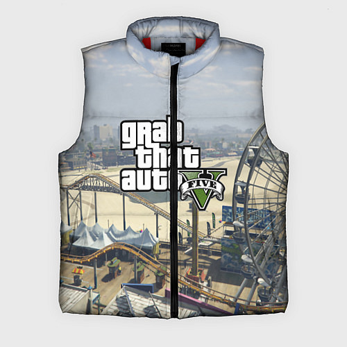 Мужской жилет GTA 5 / 3D-Красный – фото 1