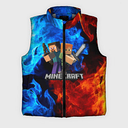 Мужской жилет MINECRAFT, цвет: 3D-светло-серый