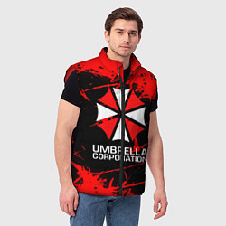 Мужской жилет UMBRELLA CORPORATION, цвет: 3D-красный — фото 2