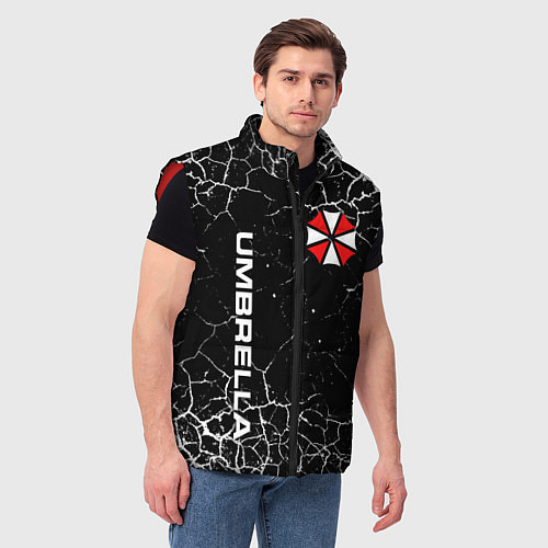 Мужской жилет UMBRELLA CORPORATION / 3D-Красный – фото 3