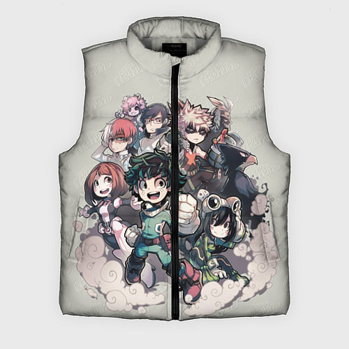 Мужской жилет MY HERO ACADEMIA веселая команда / 3D-Светло-серый – фото 1