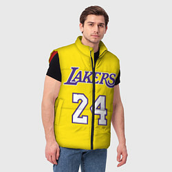 Мужской жилет Kobe Bryant 24, цвет: 3D-красный — фото 2