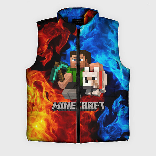Мужской жилет MINECRAFT / 3D-Черный – фото 1