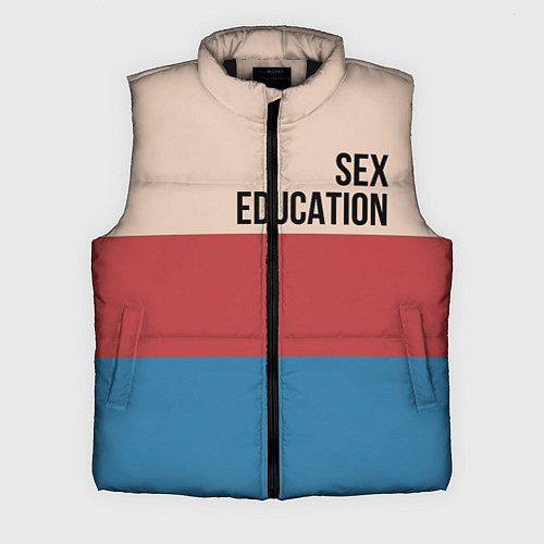 Мужской жилет Половое воспитание / 3D-Черный – фото 1