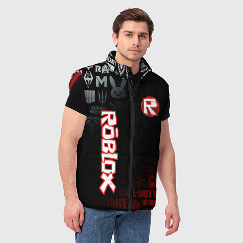 Мужской жилет ROBLOX / 3D-Красный – фото 3