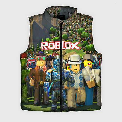 Мужской жилет ROBLOX / 3D-Светло-серый – фото 1