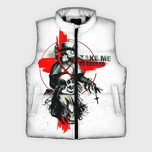 Мужской жилет Чумной доктор / 3D-Черный – фото 1