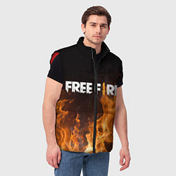 Мужской жилет FREE FIRE, цвет: 3D-красный — фото 2