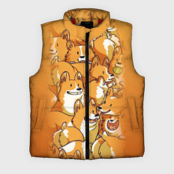 Мужской жилет Корги, цвет: 3D-красный