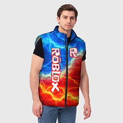Мужской жилет ROBLOX, цвет: 3D-светло-серый — фото 2