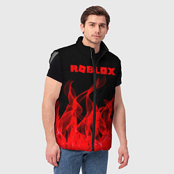 Мужской жилет ROBLOX, цвет: 3D-светло-серый — фото 2