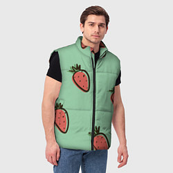 Мужской жилет Морковный дождь, цвет: 3D-черный — фото 2