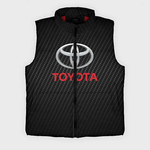Мужской жилет TOYOTA / 3D-Красный – фото 1