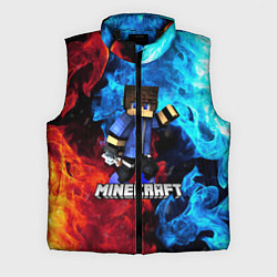 Мужской жилет Minecraft Майнкрафт, цвет: 3D-черный