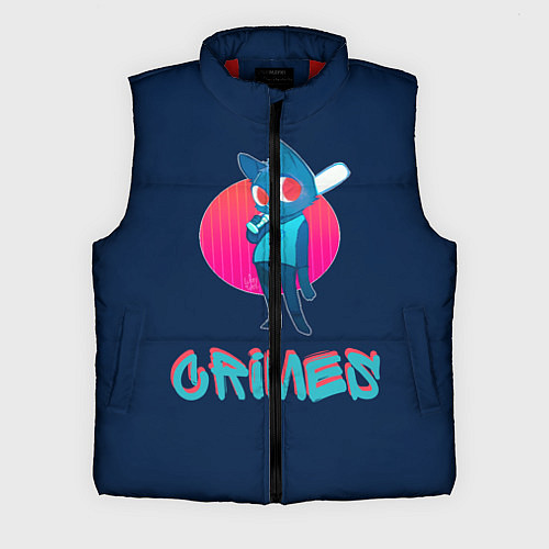 Мужской жилет Crimes time / 3D-Красный – фото 1