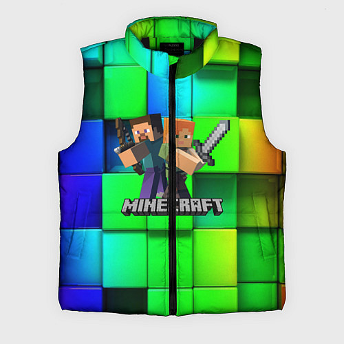 Мужской жилет MINECRAFT / 3D-Черный – фото 1